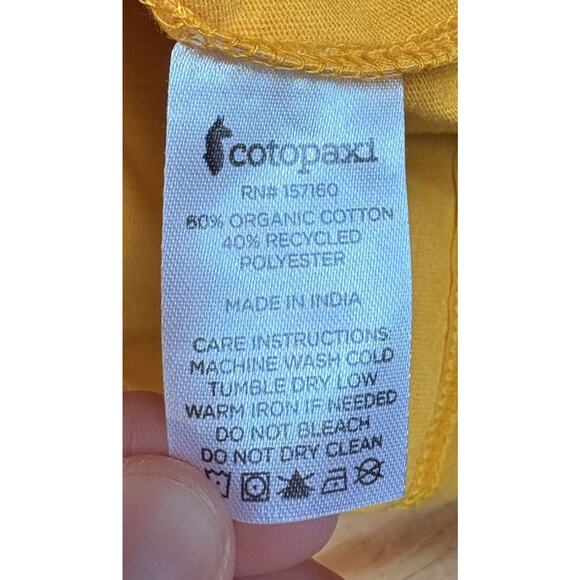Cotopaxi NWT Men’s Short Sleeve t Shirt Size L Yellow P1 - Picture 5 of 7